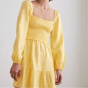 Aritzia Linen Mini Dress